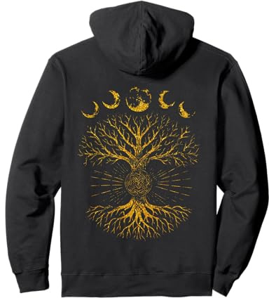 Arbre de vie viking homme femme celtique arbre de vie Sweat à Capuche