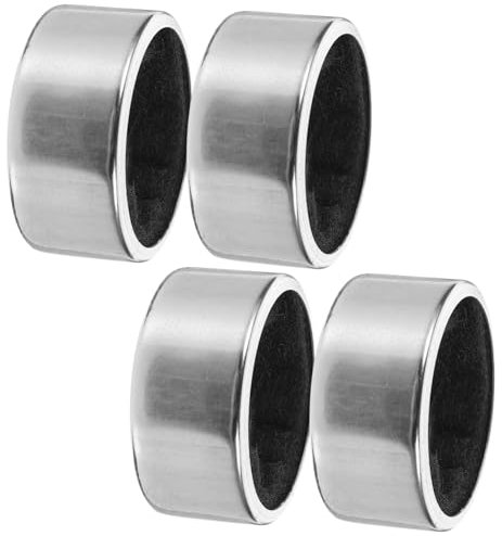 BESTOYARD 4stücke Rotweinflaschenring Aus Edelstahl Weintropfenring Für Flaschen Flaschenkragenring Weintropfenstopper Auslaufsicherer Anti-überlaufring Bar-Werkzeug Weinzubehör Für