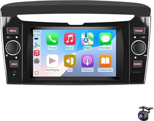 Autoradio stereo da 7per LANCIA Ypsilon 2012-2020 con Carplay wireless | Android Auto HD Touch Screen Navigazione GPS Android WiFi Bluetooth FM/RDS Mirror Link EQ SWC Telecamera di backup