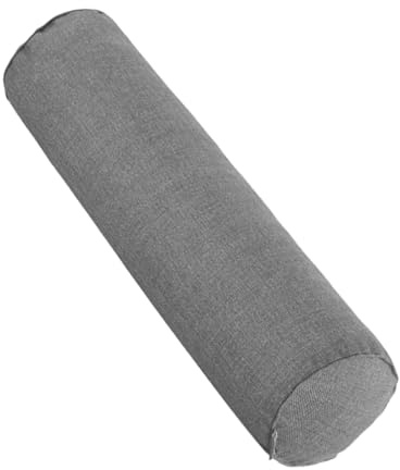 CONGARTENO Beinstützkissen 15x60cm aus Polyesterfaser mit Zylinderform | Behandlungskabine, Füllung aus Perlen und Seidenbaumwolle, Moderne Optik