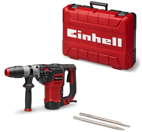 Einhell Bohrhammer TE-RH 40/15 3F +2 | 1050 W | 15 J | 3 Funktionen | pneumatisches Schlagwerk | SDS-Max | Anti-Vibration | 2x Meißel
