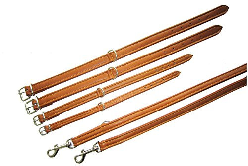 Heim 3875507 Halsband genäht, Tobacco, 22/50 cm, Cognac