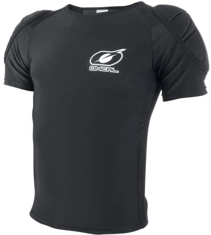 O'NEAL | Protektoren-Shirt | Motocross Enduro Mountainbike | Leichtes und kompaktes Shirt, Geprägter Rückenschutz, Leichtes Nylon-Material | Impact Lite Protector Hemd | Erwachsene | Schwarz | Größe S