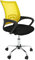 La sedia spagnola Ribadeo Sedia di Ufficio senza poggiatesta 61x58x89 cm Gialla, poliestere, supporto_testa