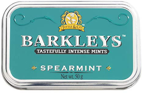 Barkleys Classic Mints - Spearmint, 6 tins, 6er Pack (6 x 50 g)