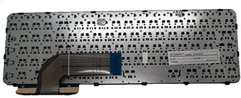 RTDpart Notebook Tastatur für HP 350 G1 350 G2 355 G2 SN6126 UK 758027-031 mit schwarzem Rahmen schwarz