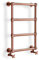 500mm(w) x 750mm(h) Harley Copper Wall Mounted Traditional Heated Towel Rail, Radiator - 1092 BTU's Column Bathroom Radiator