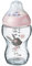 Tommee Tippee Biberon en Verre Closer to Nature, 250ml, Rose Décoré
