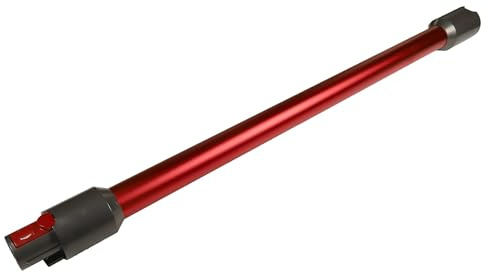 vhbw Staubsaugerohr kompatibel mit Dyson SV10 | SV10 Absolute, V10 Total Clean, V11, V10, V10 Absolute, SV11 Staubsauger - 35 mm Anschluss, 74cm Rot