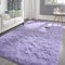 Pettop Fluffy Lavender Purple Rug for Bedroom Living Room, 3x5 Feet Rectangle Plush Fuzzy Carpet for Girls Kids Boys, Non-Slip and Washable Rug for Nursery Classroom, Home Decor