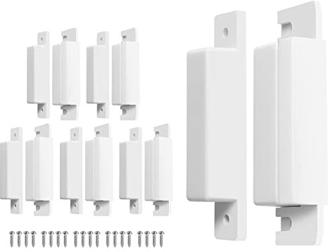 Dairzitv MC-31 Montaggio Superficie Wired NC Porta Sensore di Contatto Allarme Magnetico Reed Interruttore Bianco 5 Paia