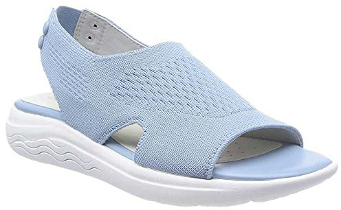 Geox Damen D SPHERICA EC5 Sandal,Lt Sky,37 EU