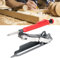 Herramienta de Trazado Multifuncional de Aleación de Aluminio con Lápiz, Brújula para Carpintería, Regla de Borde, Línea de Contorno, Medidor de Contorno de Trazado de Medición