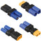 CERRXIAN XT60 zu EC5 Adapter,4PCS EC5 zu XT60 männlich weiblich kompakter kabelloser Power Konverter Stecker für RC Lipo,FPV Drone,Model Car Aircraft Akku