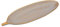Diko.style® - Bandejas Decorativas Centro de Mesa Decorativo | Vaciabolsillos Recibidor | Decoración Salon - Decoración Comedor | Estilo Hoja 40x15x2,5cm (Gris)
