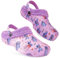 Disney Stitch Zuecos Invierno Mujer con Forro Polar Zapatos sin Cordones Zapatillas Casa Jardín con o sin Charms (Morado, 37/38 EU)