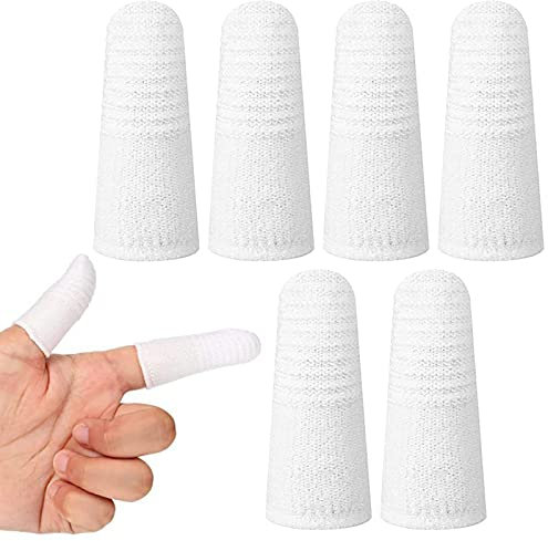 6pcs Spazzolino da dito per denti cane piccola taglia, Fibra Tessuto,per Pulizia Dell'animale, Bianco