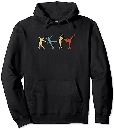 Vintage Retro Eiskunstlauf Pullover Hoodie