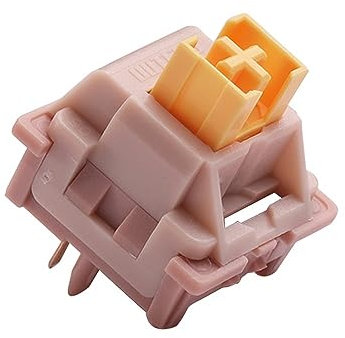 DucKey Outemu Honey Peach Switch V2, 5Pin 40g Vorgeschmierter Leiser Linearer Schalter für Mechanische Tastaturen (Size : 110PCS)