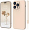 iPhone 15 Pro Max Hülle Silikon, ElestBela Hanyhülle iPhone 15 Pro Max Ultra Dünn Slim mit Microfiber, Kratzfeste Rundumschutz Case Schutzhülle Hülle für iPhone 15 Pro Max 6.7'' Khaki