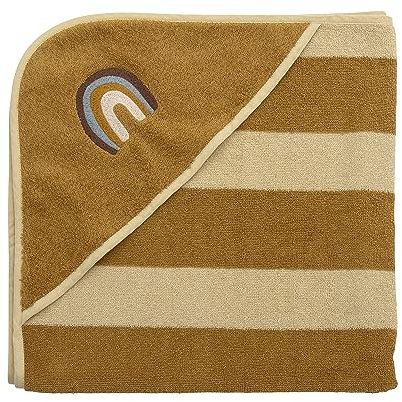 Bloomingville Agnes Handtuch, Braun, Baumwolle OEKO-TEX®
