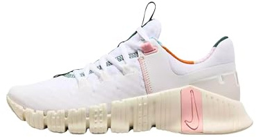 Nike Free Metcon 5 scarpe da allenamento da donna (bianco/vela/abete/rosa fioritura FN8920-161, sistema di taglie US Footwear, adulto, donna, numerico, M, 6)