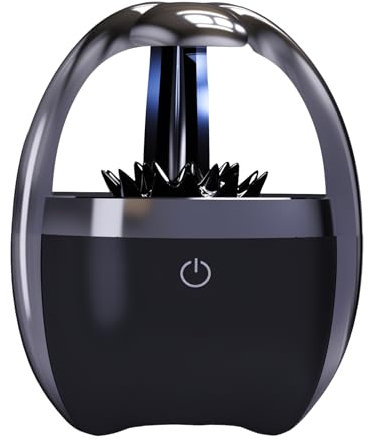 Taysem Ferrofluid Speaker 2nd Generation - Upgraded Ferrofluid Display Small Bluetooth Speaker, Ferro Fluid Wireless Speaker Magnetic Liquid Dancing Ferrofluid Birthday Gifts for Men (Black)