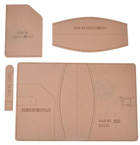 Mokernali Transparente Schnittmuster Und Vorlagen aus Acryl – Ideal Für Handgefertigte Ledertaschen