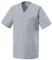 EXNER Medizinischer Schlupf-Kasack, OP-Kasack, Unisex, für Krankenpflege, Altenpflege, Farbe Silbergrau, Größe 4XL