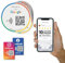 Wiederverwendbarer Rezensions-Aufkleber für Google-Rezensionen, 10 Aufkleber, QR & Tap NFC-Aufkleber, Überprüfung uns auf Google Tap-Aufkleber, iPhone & Android, Boost, My Reviews Aufkleber, zu Hause