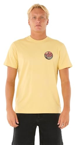 Rip Curl Herren Wettie Passage Icon T-Shirt, Stroh 251, L