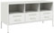 vidaXL Mobile TV Bianco 100,5x39x50,5 cm in Acciaio Laminato a Freddo, supporto TV, credenza TV, mobile HiFi, mobile porta TV, porta TV