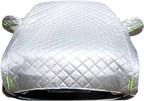 Hagelschutzplane Auto Gemacht für Skoda Roomster, Auto Abdeckplane, Halbgarage für Auto, Schnee- und regenfest, mit reflektierenden Streifen x902bzd82