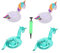 ifundom 4 Piezas Portavasos Inflable Flotador De Bebida Inflable Piscina Inflable De Unicornio Juegos Aire Posavasos Inflables Juguetes De Polivinilo Reutilizable