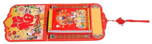 DIYEAH Calendrier Mural Traditionnel Chinois Année Du Dragon 2024 Déchirable Et Suspendu