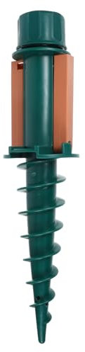Yardwe Soporte de Anclaje para Arena con Estaca para Sombrilla de Playa Soporte para Sombrilla de Patio Tornillo para Sombrilla de Playa al Aire Libre