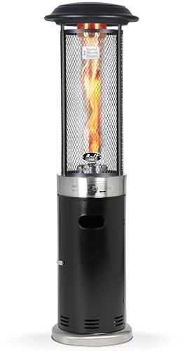 BALI OUTDOORS Chauffage de terrasse 11KW-chauffage de gaz extérieur-chauffage mobile avec housse de pluie