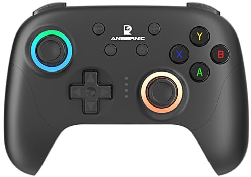 Airuidas RG P01 Game Controller, Hall Joystick, Hall Trigger, Conductive Rubber, Six-axis Motion Sensing, Vibration Motor (Black)
