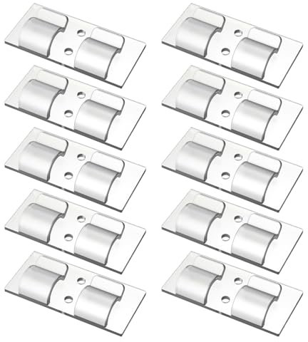 Light Clips for Outside String Lights | 10X String Lights Outdoor Clips Hooks,Christmas Light Hooks for Fairy Lights