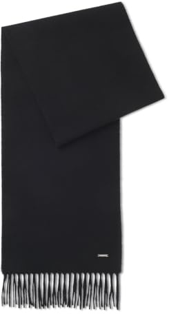 BOSS Schal Aus Kaschmir Mit Metallener Logo-plakette