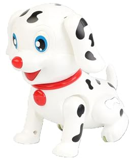 MIXEL Bump & Go Electric Robot Dog Toy, Sounds & Music, Fun & Engaging, Safe & Durable, Encourages Active Play, Perfect For Toddlers,Battery (Not Included)