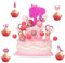 31 Stück Prinzessin Cupcake Toppers, Prinzessin Tortendeko Geburtstag Mädchen, High Heels Lippenstift Kuchen Tortendeko, Prinzessin Theme Torten Deko, Rosa, Für Geburtstag Party Torte Dekorationen