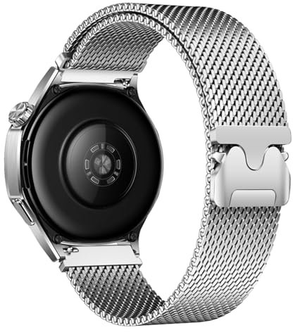 ZZMY Uhrenarmband 22mm Edelstahl Kompatibel mit Garmin Venu 3/Venu 2 45mm Armband,für Huawe Watch GT5/GT4/GT3/GT2 46mm Armband,Fallschirm-Style Magnet Schnalle uhrband für Damen Herren (1#)