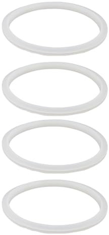 Ausla Eismaschine Gummiring Silikondichtungsringe, 4 Stcs O Ringe Wasserdestillierer Ersatzdichtungen Ersatzteile für Wasserdestillerdichtung (4L)