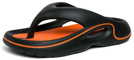 MEIION taoscs Tongs Confortables d'Été avec Semelles Épaisses Tongs Antidérapantes Unisexes en Matériau Respirant, Confortables pour l'Été et Intérieur/Extérieur