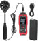 Anemometro a marcia, misuratore di velocità del portatile con sensore di velocità del flusso d'aria, anemometro digitale portatile per test HVAC
