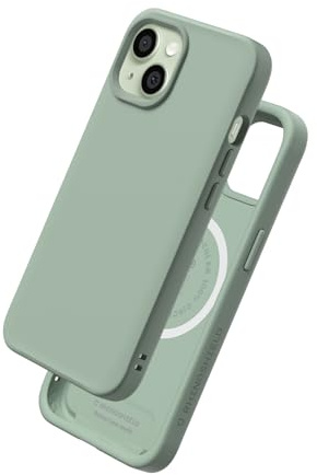 RHINOSHIELD SolidX MagSafe Compatible Case for iPhone 15 | Strong Magnetic, Military Grade Drop Protection, Reinforced Shock-Absorbing, Enhanced Corner Defense, Slim, Lightweight