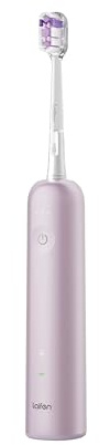 Laifen Wave Elektrische Zahnbürste – Gehäuse aus Aluminium, Tiefenreinigung mit Vibration und Oszillation, 3 Bürstenköpfe, App zur Personalisierung – Satinrosa