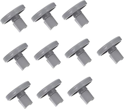 SHINEOFI 10pcs Dishwasher Lower Basket Wheel Part Repair Wheel Roller for Dishwasher Kitchen Appliance