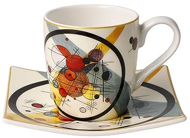 Goebel Kreise im Kreis - Espressotasse Artis Orbis Wassily Kandinsky Bunt Fine Bone China 67100031